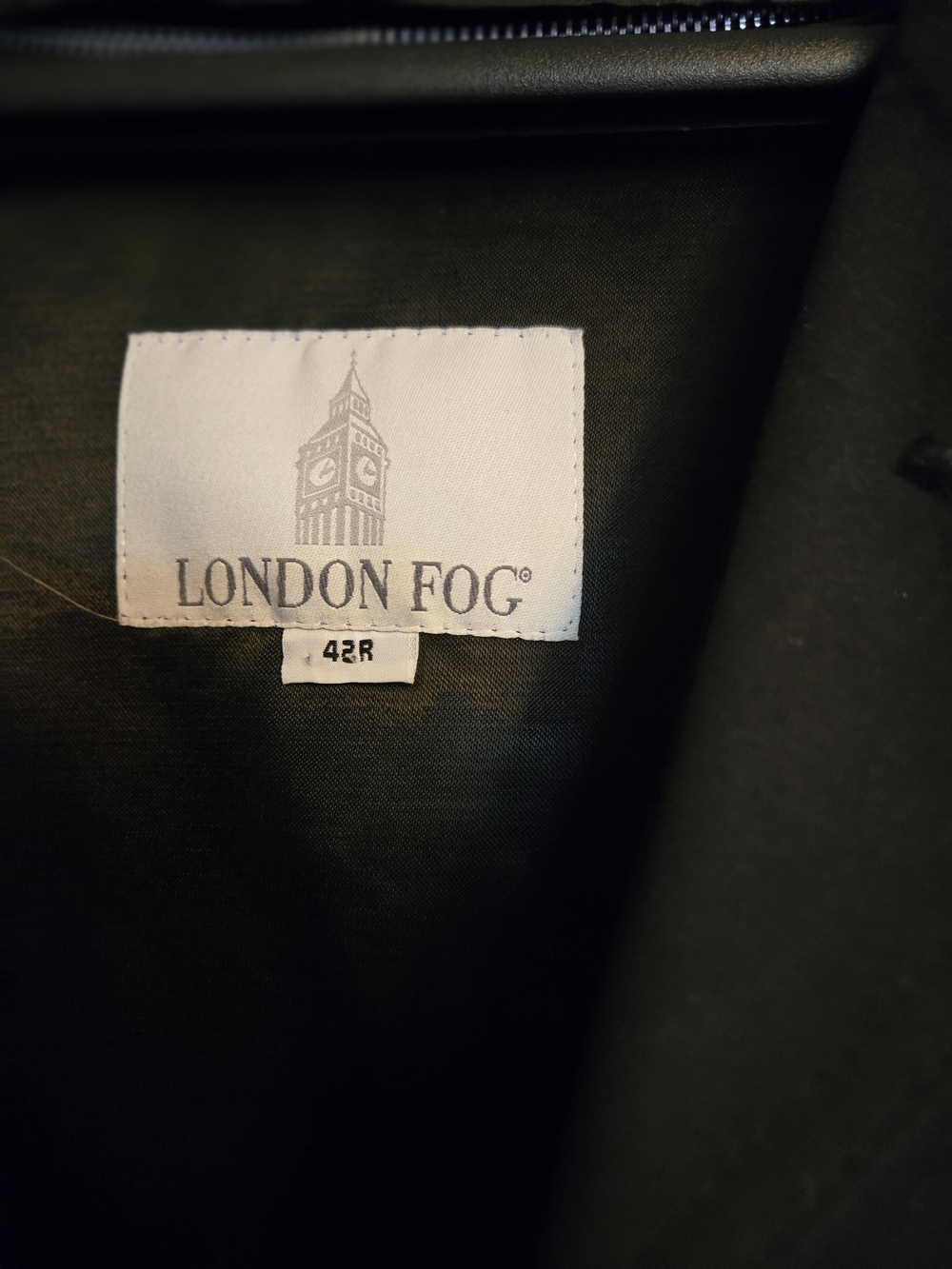 Vintage 90's London Fog Men's Black Jacket - Classic Overcoat/Raincoat